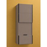 Kuzey Kombi Plastik Sahara Vizon Pvc Sürgülü Kapak Kombi Dolabı En×boy×der: 58×130×40 cm Balkon Iç-Dış Mekan Mutfak Için Dayanıklı Dolap