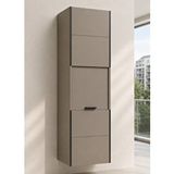 kuzey kombi Pvc Sahara Vizon Sürgülü Kapak Kombi Dolabı En×boy×der: 58×160×40 Cm Balkon İç-dış Mekan Mutfak Için Dayanıklı Dolap Kahverengi