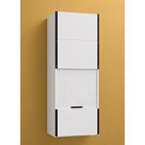 kuzey kombi Pvc Sürgülü Kapak Kombi Dolabı En×boy×der: 58×130×40 Cm Balkon İç-dış Mekan Mutfak Için Dayanıklı Dolap Beyaz