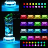 Kuzey Led Işıklı Bardak Altlığı Rgb Submersible Led Light Ip68 Remote Control 16 Colors Su Geçirmez Led