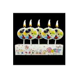 Kuzey Mickey Mouse Bırthday Candle Vıp Kalite Mickey Mouse Pasta Mumu 5 Adet Mickey Mouse Doğum Günü Mumu