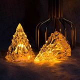 Kuzey Mini Işıklı Çam Ağacı Yılbaşı Ağacı Warm Light Led Noel Tree Kristal Görünümlü Çam Ağacı Işıklı Çam