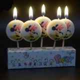 Kuzey Minnie Mouse Bırthday Candle Vıp Kalite Minnie Mouse Pasta Mumu 5 Adet Minnie Mouse Doğum Günü Mumu