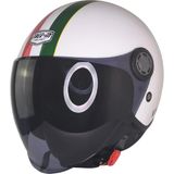 Kuzey Motor FR-612 Italy Gold Yarım Kask (Siyah Camlı+Güneş Vizörlü) - XL