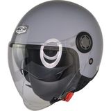 Kuzey Motor FR-612 Nardo Gri Yarım Kask (Güneş Vizörlü) - 2XL