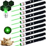 Kuzey Oyuncak 10 ADET VIP GREEN LASER POINTER 100 MW YEŞİL LAZER 4 DİSKO BAŞLIKLI YEŞİL LAZER ARAMA KURTARMA IŞIĞI