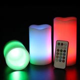 Kuzey Oyuncak 12 Adet Işıklı LED Mum Rgb Kumandalı Renkli LED Işıklı Mum Sevgililer Gününe Özel Dekor Işıklı Mum