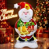 Kuzey Oyuncak 120 CM DEV NOEL BABA FOLYO BALON VİTRİN YILBAŞI AĞACI YILBAŞI BALONU SANTA CLAUS NEW YEAR'S BALLOON