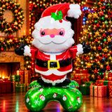 Kuzey Oyuncak 150 CM SANTA CLAUS NEW YEAR'S BALLOON DEV NOEL BABA FOLYO BALON VİTRİN YILBAŞI AĞACI YILBAŞI BALONU