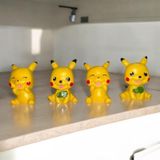 Kuzey Oyuncak 4 ADET PİKACHU POKEMON BİBLO DEKORATİF BİBLO NOEL SÜSLERİ YILBAŞI HEDİYELERİ VİTRİN DEKOR