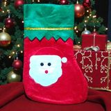 Kuzey Oyuncak KÜÇÜK BOY 23 CM NOEL BABA ÇORABI NOEL BABA FİGÜRLÜ ÇORAP DEKOR YILBAŞI SÜSLERİ NOEL BABALI ÇORAP