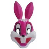 Kuzey Oyuncak PEMBE TAVŞAN MASKESİ CADILAR BAYRAMI MASKESİ PİNK HALLOWEEN MASK KOSTÜM MASKESİ PEMBE TAVŞAN MASKESİ