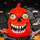 Kuzey Oyuncak RENKLİ LED IŞIKLI TURUNCU BAL KABAĞI MASKESİ CADILAR BAYRAMI KORKU MASKESİ PUMPKIN HALLOWEEN MASK