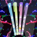 Kuzey Oyuncak Vıp 6 Pcs Invisible Ink Pens Uv LED Light 6 Adet Mor Işıklı Görünmez Kalem Figürlü Işıklı Kalem - Renkli