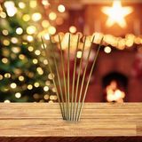 KUZEY OYUNCAK VIP PARLAK GOLD KİLİSE MUMU ARINMA MUMU CHURCH CANDLES 8 ADET GOLD İNCE UZUN MUM 35 CM GOLD MUM