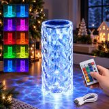 Kuzey Oyuncak YÜKSEK KALİTE RENKLİ KRİSTAL MASA LAMBASI USB RGB MULTİ COLORS TOTCH LAMP KUMANDALI YILBAŞI IŞIĞI