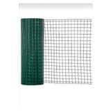 Kuzey- Pvc Kapli Puntali Yesil Tel 25X25mm Gozaralikli 100Cm Eninde-Kafes Teli-Kumes Teli-100Cmx25metre