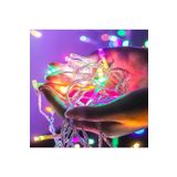 Kuzey Renkli Yılbaşı Ağacı Işığı 10 Metre Renkli Led Işık Renkli Noel Işığı Renkli İp Led Işık 220Vfişli