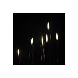 Kuzey Siyah Arınma Mumu Church Black Candles 12 Adet Siyah Uzun Mum Siyah İnce Mum Siyah Mum Kilise Mumu