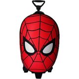 Kuzey Trend Örümcek Spiderman Çekçekli Kreş Anaokul Günlük Çocuk Sırt Çanta Valiz - Çok Renkli - okul çantası - standart