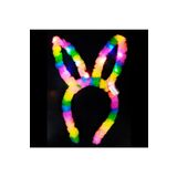 Kuzey Tüylü Işıklı Tavşan Tacı Renkli Işıklı Taç Parti Tacı Konser Şenlik Tacı Head Band Colors Led Light