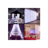 Kuzey VIP BEYAZ SALKIM LED IŞIK 2.50X2 METRE EKLEMELİ 16 DALLI 320 LEDLİ MODLU 220V BEYAZ PERDE LED IŞIK BEYAZ