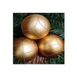 Kuzey Vip Deluxe 4 Adet 8 Cm Büyük Gold Top Süsler Yılbaşı Ağacı Süsleri Noel Ağacı Süsleri Altın Top Süs