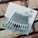 Kuzey Vıp Kalite Burgulu Gümüş Pasta Mumu Gümüş Doğum Günü Mumu 10 Adet Gümüş Mum Silver Bırthday Candle