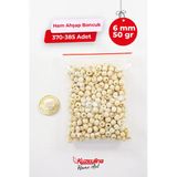 Kuzeylina 6 Mm Ahşap Ham Boncuk - 50 Gram