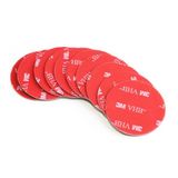 Kuzey's Store 40MM Yuvarlak 3M Çift Taraflı Bant (10'LU PAKET) | 10'lu Paket, 40MM Çap, Güçlü Yapışkan, Yuvarlak Kesim