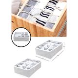 Kuzgun Ticaret 12 Bölmeli Pratik Bölmeli Çekmece Düzenleyici Organizer(İç Çamaşırı Kravat Çorap Düzenleyici)
