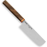 Kuzgun Ticaret 12106 Titan East Dilimleme Nakiri Şef Bıçağı 16 cm - Ceviz Sap
