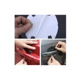 Kuzgun Ticaret 8 Adet Araba Kapı Kolu Koruyucu Çizilme Önleyici Şeffaf Sticker Film Koruma Seti