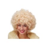 Kuzgun Ticaret Altın Renk Kıvırcık Afro Bonus Peruk Saç Parti Peruğu Platin Gold