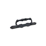 Kuzgun Ticaret Antika Tarz Dekoratif Pirinç Dar Yan Çekme Kapı Kolu - 225x37 mm, Oksit