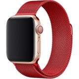 Kuzgun Ticaret Apple Watch 38MM Metal Mıknatıslı Kordon (Saat Değildir) - Kırmızı