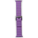 Kuzgun Ticaret Apple Watch 42MM Magnus Mıknatıslı Silikon Kordon (Saat Değildir) - Mor