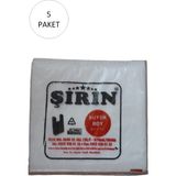 Kuzgun Ticaret Beyaz Kalın Atlet Poşet Büyük Boy 30X57 cm 1 kg 5 Paket (Takriben 225 Adet)