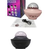 Kuzgun Ticaret Dönen Işıklı Disko Topu Projektör Müzik Çalarlı Disco Speaker - Lisinya