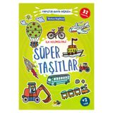 Kuzgun Ticaret İlk Kelimelerle Süper Taşıtlar Yapıştır-Boya-Öğren