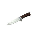 Kuzgun Ticaret Lanmark A058-1 Kamp Bıçağı 26,5 cm - Ahşap Sap, Kılıflı
