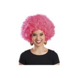 Kuzgun Ticaret Pembe Renk Kıvırcık Afro Bonus Peruk