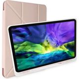 Kuzgun Ticaret Samsung Galaxy P610 Tab S6 Lite 10.4 Kılıf Kalemlikli Mars Tablet Kılıfı - Rose Gold