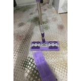 Kuzgun Ticaret Teleskobik Cam Yer Tavan Silme - İstediğin Bezi Tak Kullan - 4 Mandallı -Yedek Bezli Mop Seti