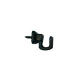 Kuzgun Ticaret Vidalı Kanca, Askı Küçük - 15x18mm, Siyah - 100 Adet