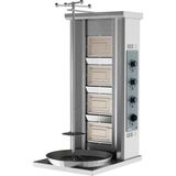 Kuzhine DÖNER OCAĞI MOTORSUZ DOĞALGAZLI (GAS SHAWARMA MACHINE WITHOUT MOTOR NG) 4 RADYAN 490x630x1060