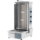 Kuzhine DÖNER OCAĞI ÜSTTEN MOTORLU DOĞALGAZLI (GAS SHAWARMA MACHINE MOTOR ON TOP NG) 3 RADYAN