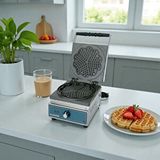 KUZHINE Waffle Makinesi Çiçek Model Ø 21 Cm