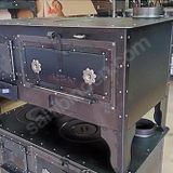 Kuzine Soba 4 Mm Çok Amaçlı Bahçe Tipi Kuzine Soba Özel El Yapımı Soba