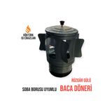 KUZİNECİM Soba borusu havalandırma aparatı rüzgar gülü baca döneri